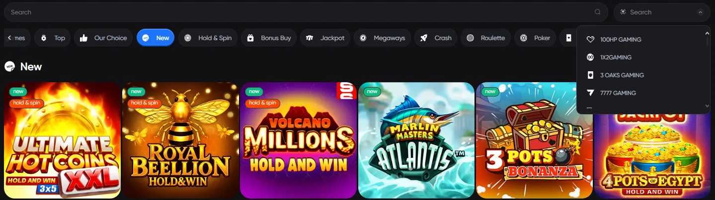 Caswino review top games and providers